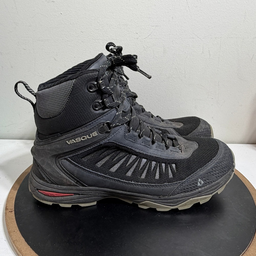 Vasque Coldspark UltraDry Boots Men 11.5 Hiking‎ Waterproof Winter Trail Black